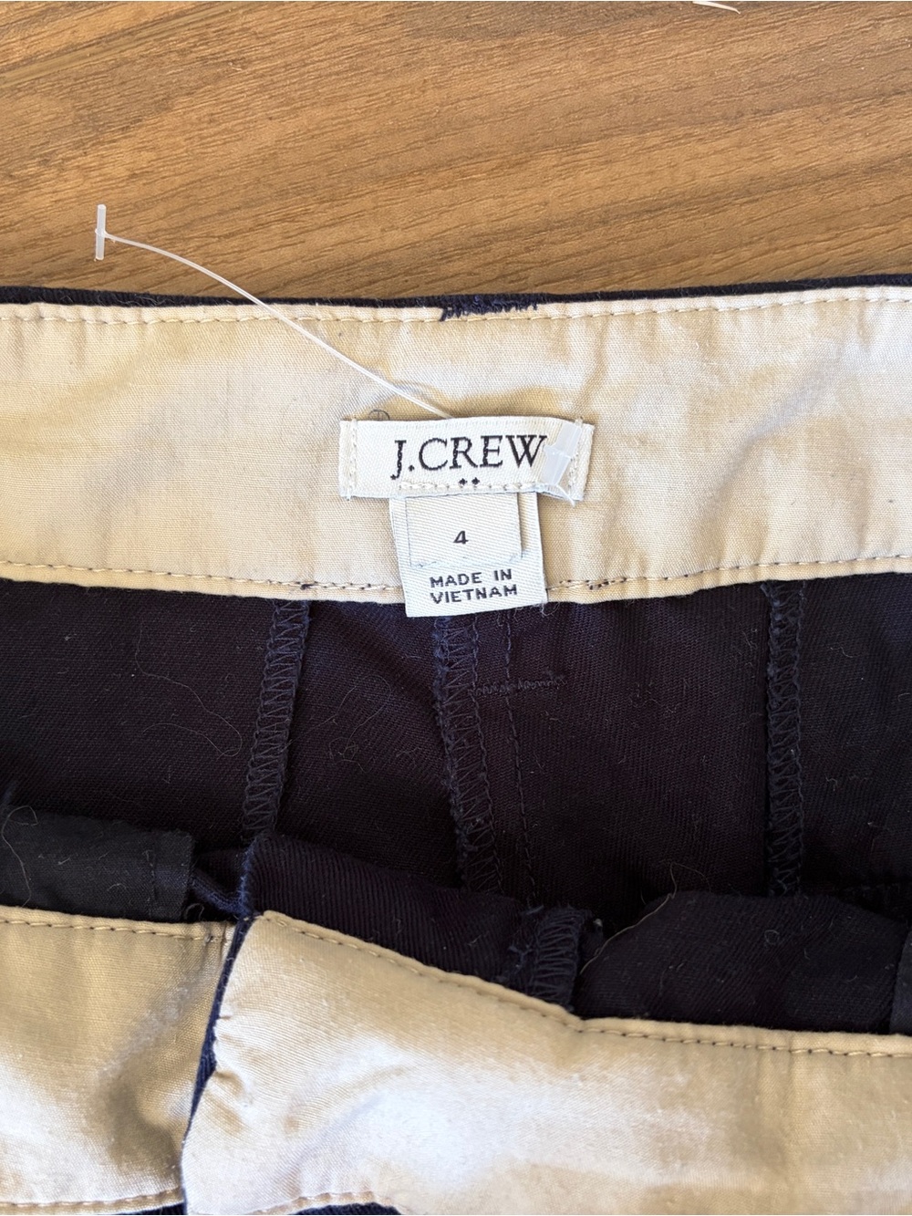 J. Crew navy chino shorts